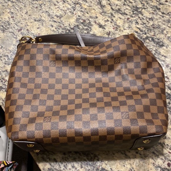 Authentic Louis Vuitton Duomo Hobo in Damier Ebene - Picture 2 of 5